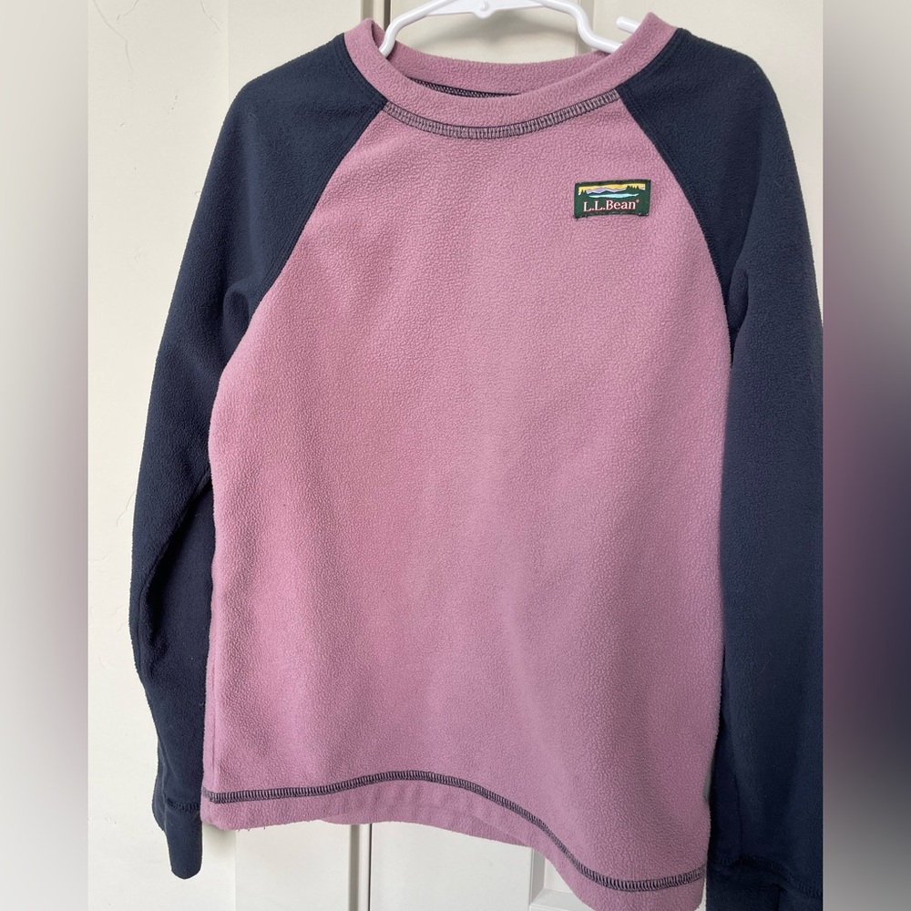 L.L. Bean Girls Fleece Pullover
